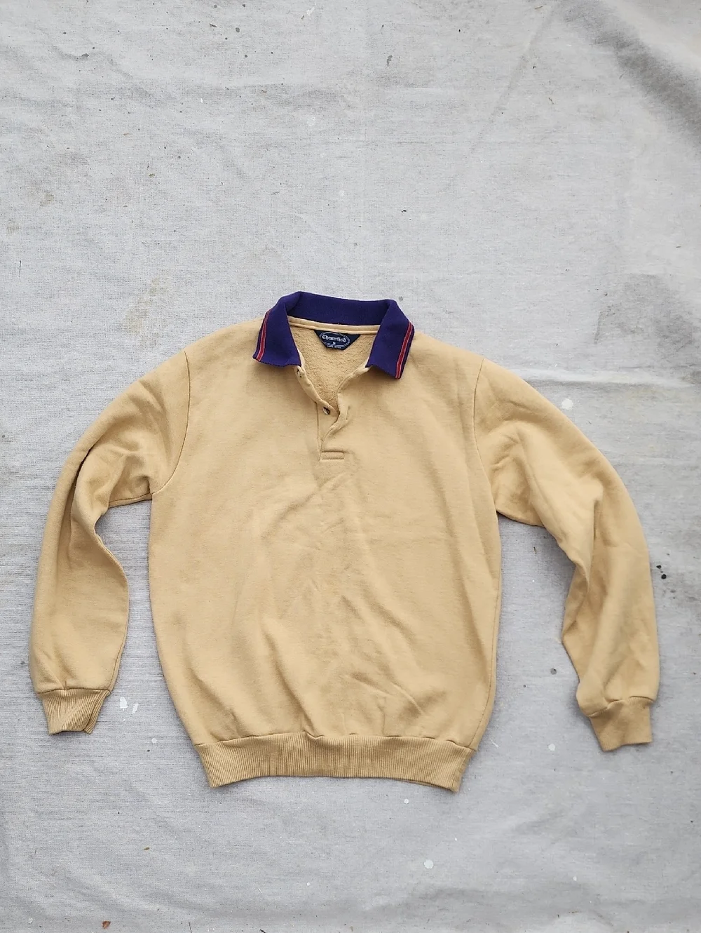 Vintage 80's USA Made Chesterfield Pullover‎ Sweater Men's Medium